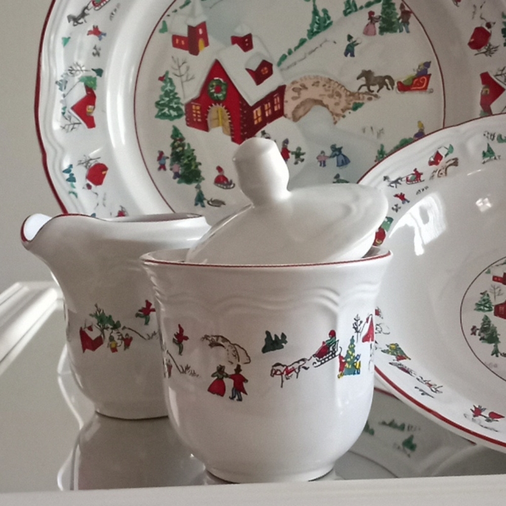 5 Piece Hostess Set Winter